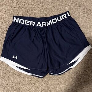 Under Armour Women's Dark Blue Athletic Shorts